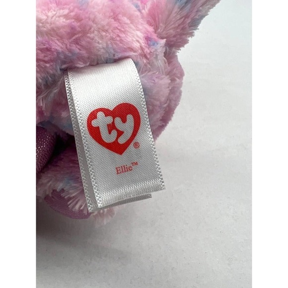Ellie Elephant pink TY BEANIE BOO - Picture 4 of 4
